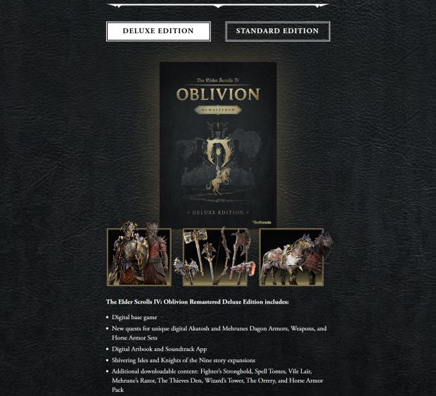 Bethesda paywalls new Oblivion Remastered quests and armor 651651165