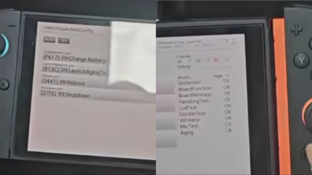 Nintendo Switch 2 stolen from factory floor leaks showing internal software