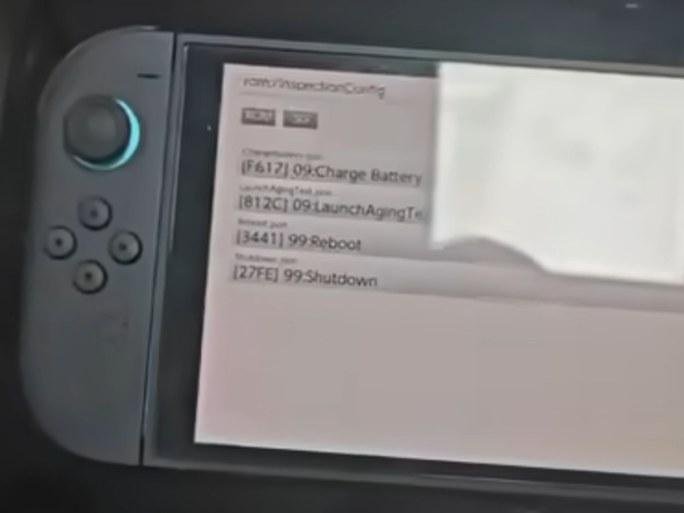 Nintendo Switch 2 stolen from factory floor leaks showing internal software 651165
