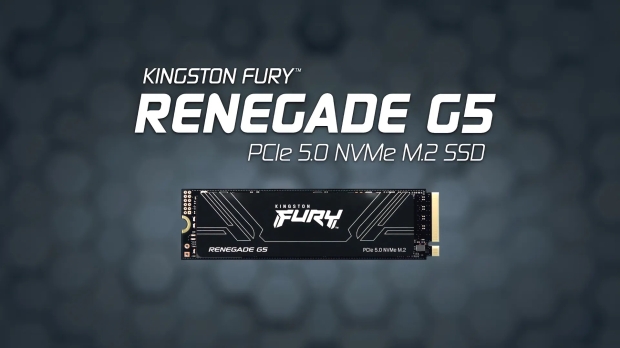 Kingston silently launches Fury Renegade G5 Gen5 SSD: up to 14.8GB/sec reads starting at $200