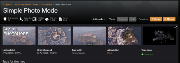 Oblivion Remastered photo mode guide: How to take HUD-free screenshots (works on PC Game Pass) 23
