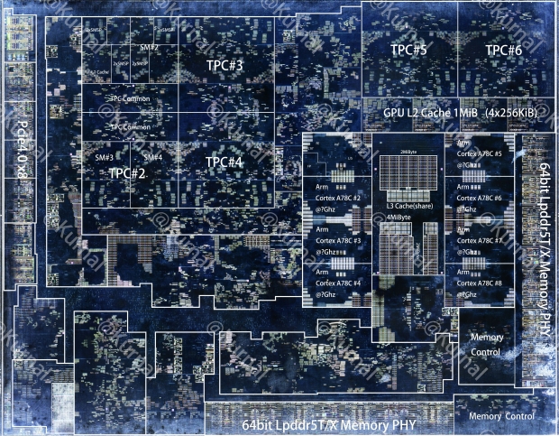Nintendo Switch 2 motherboard and SoC dieshot: Samsung 8N process, Ampere GPU detailed 98