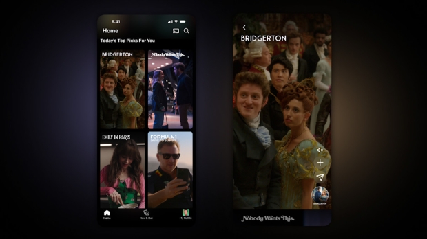 Smartphones are getting plenty of goodies, including this vertical feed of shows and movies (Image Credit: Netflix)