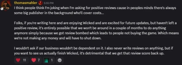 Ori studio says it 'might not be around' in a few months due to review-bombing 4551713