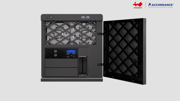 InWin's new cubePRO edge computing chassis with Accordance's ARAID solutions, image credit: InWin.