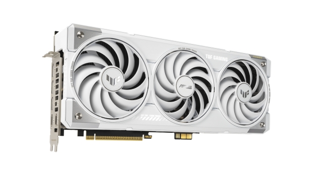 The new ASUS TUF Gaming GeForce RTX 5070 Ti BTF White Edition, image credit: ASUS.