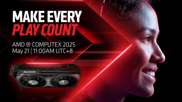 AMD teases Radeon RX 9060 XT at Computex with 'not for sale' reference design