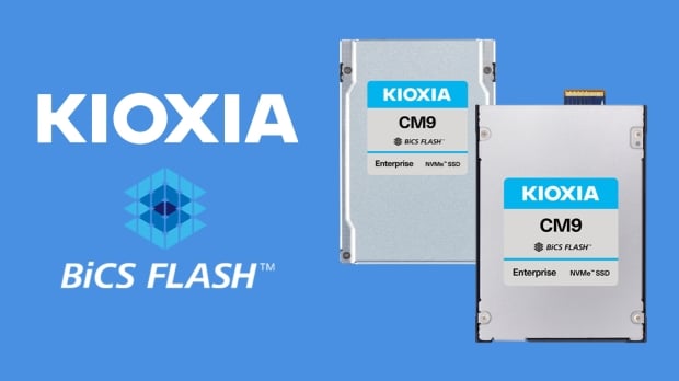 KIOXIA CM9 Series announced, first PCIe 5.0 NVMe SSDs with 8th Gen BiCS Flash technology