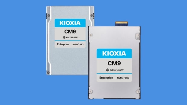 The new KIOXIA CM9 Series is powered by 8th Gen BiCS FLASH technology, image credit: KIOXIA.