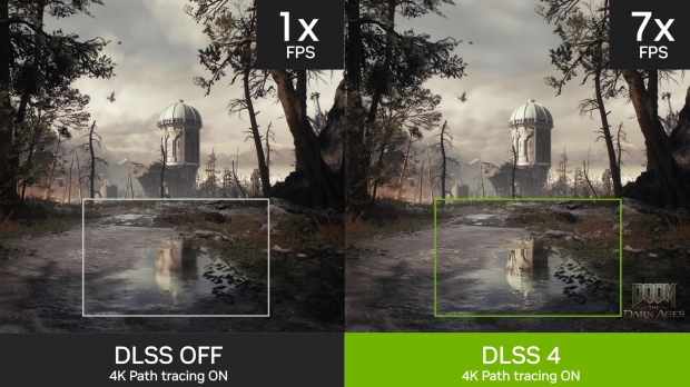 DOOM: The Dark Ages levels up with Path Tracing and DLSS Ray Reconstruction 3