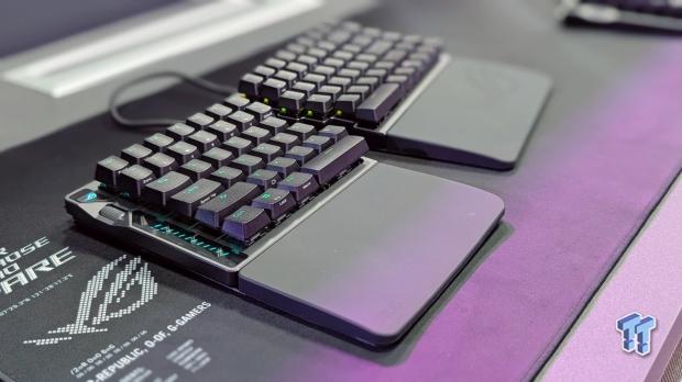 ROG Falcata split 75% wireless keyboard announced - innovative, ergonomic, and Hall-Effect