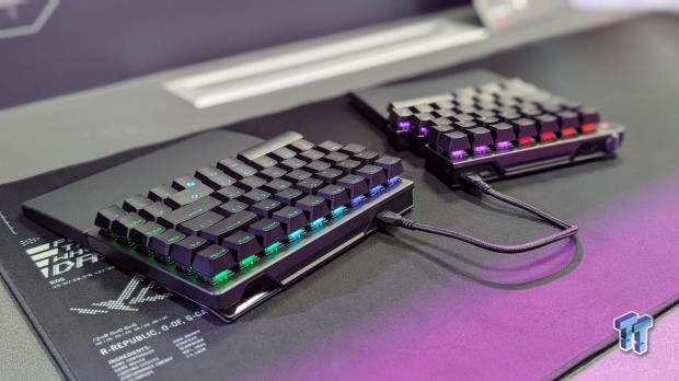 ROG Falcata split 75% wireless keyboard announced - innovative, ergonomic, and Hall-Effect 2