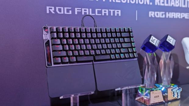 ROG Falcata split 75% wireless keyboard announced - innovative, ergonomic, and Hall-Effect 5