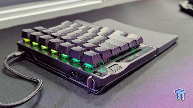 ROG Falcata split 75% wireless keyboard announced - innovative, ergonomic, and Hall-Effect 6