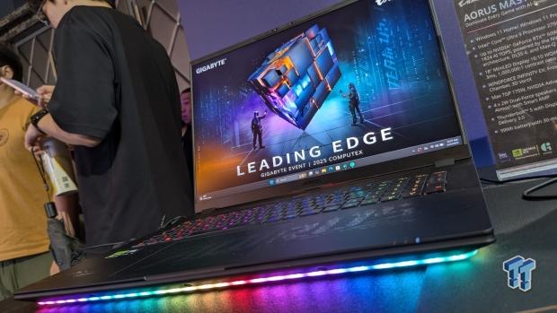 AORUS MASTER 18 gaming laptop shown off at Computex 2025: monster specs, RTX 5090 Laptop GPU