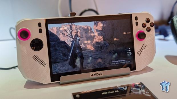 MSI Claw A8, powered by AMD Ryzen Z2 Extreme chip, showcased at Computex 2025