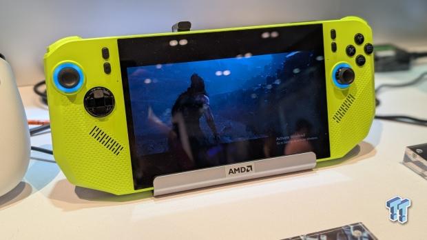 The AMD Ryzen Z2 Extreme chip powers the new MSI Claw A8 (Lime Green Edition pictured).