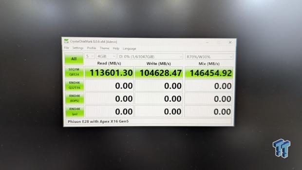 Phison breaks Windows kernel with mind-bending 113GB/sec reads using 32 x E28 Gen5 SSDs