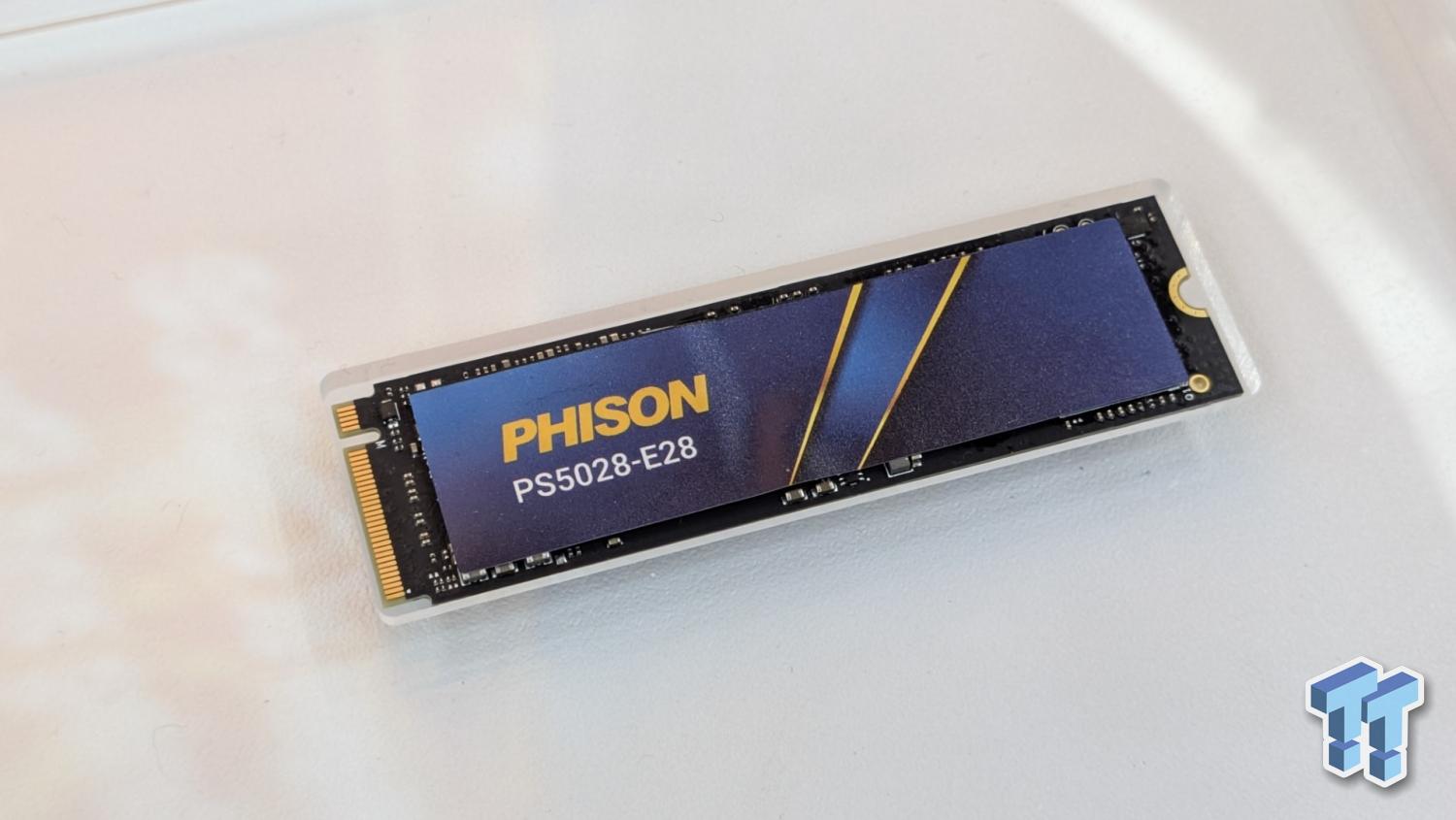 Phison's new PS5028-E28 Gen5 SSD silences the competition