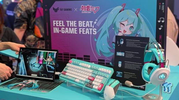 The TUF Gaming x Hatsune Miku collection.
