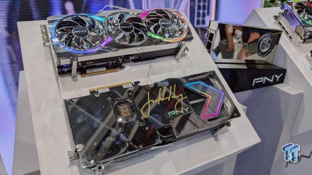 PNY showed us the new RTX PRO 6000 96GB GPU, and it's still somehow a two-slot card 4