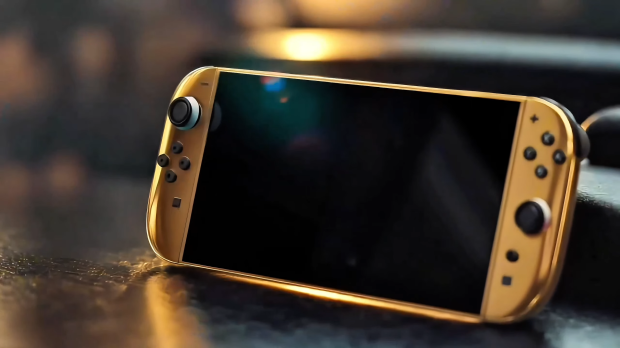 World's first 24K gold Nintendo Switch 2 console officially unveiled