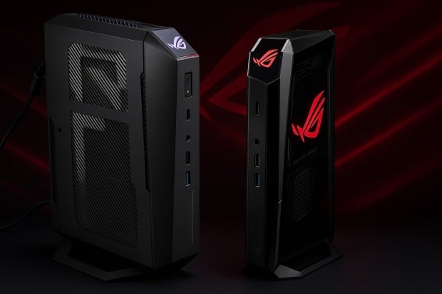 ASUS ROG NUC 2025 at Computex 2025, runs DOOM: The Dark Ages on 4K 165Hz WOLED display