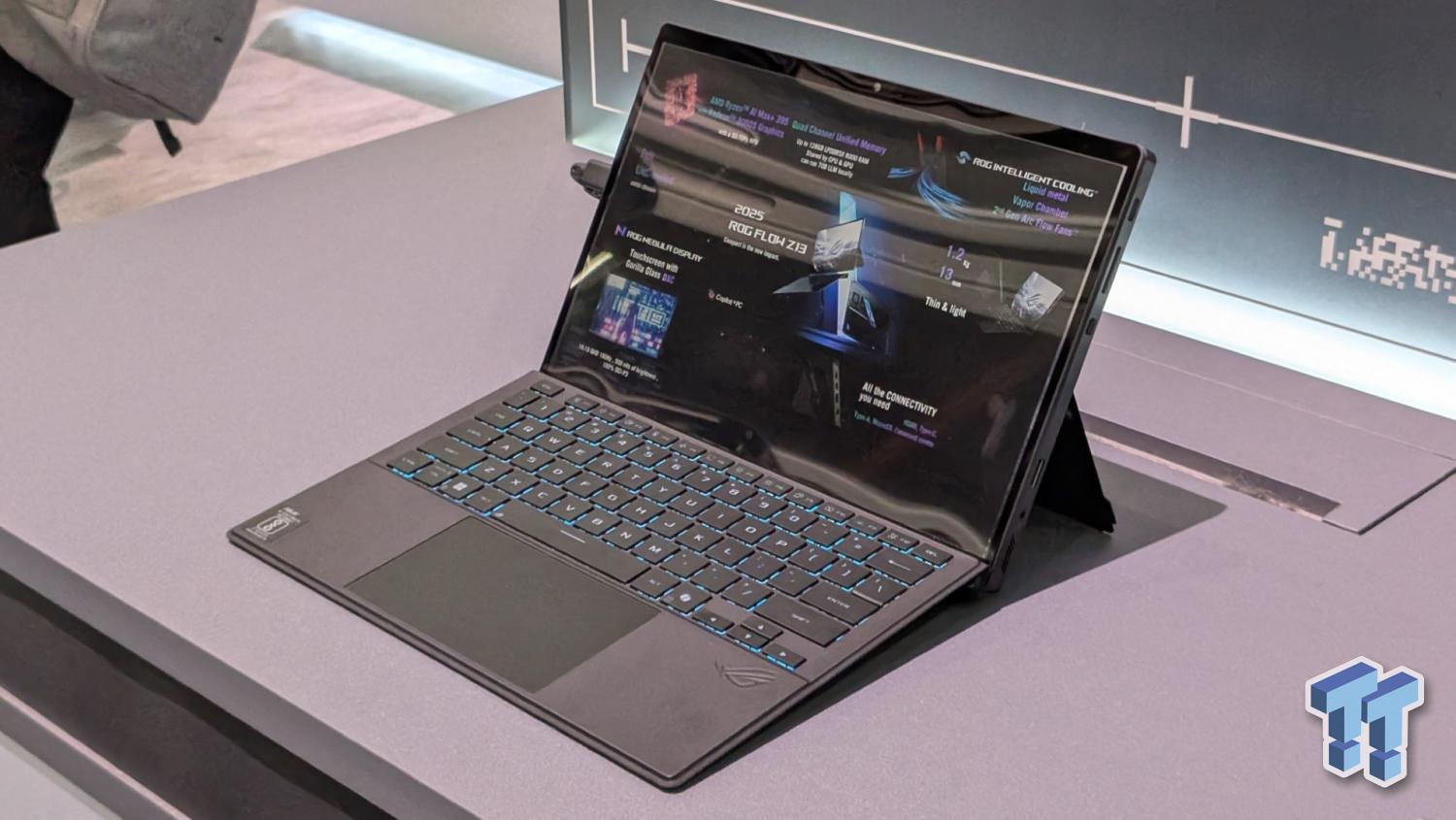 ASUS ROG Flow Z13 gaming tablet at Computex 2025: packs AMD