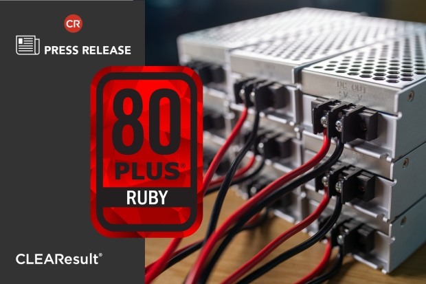 80 PLUS 'Ruby' certification announced for the data center, with a higher-end 96.5% efficiency