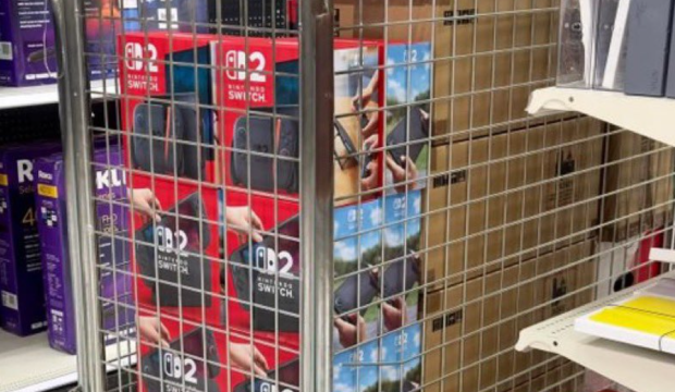 Nintendo Switch 2 consoles pictured for first time at US retailers