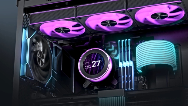 Lian Li's new HYDROSHIFT II LCD-C Series AIOs includes a dial that lets you change the display