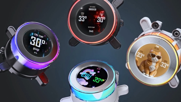 Lian Li's new HYDROSHIFT II LCD-C Series AIOs includes a dial that lets you change the display 6