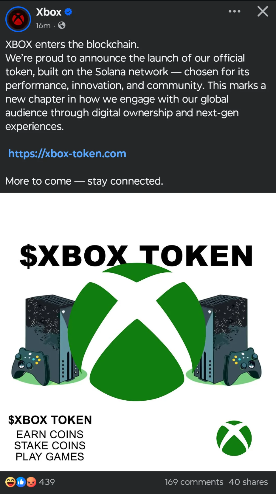 Official Xbox social media accounts hacked to post crypto scam