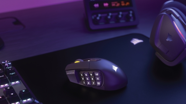 The new Corsair Scimitar Elite Wireless SE gaming mouse, image credit: Corsair.