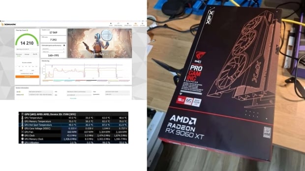 Redditor 'uesato_hinata' got their Radeon RX 9060 XT early and decided to test its OC potential.