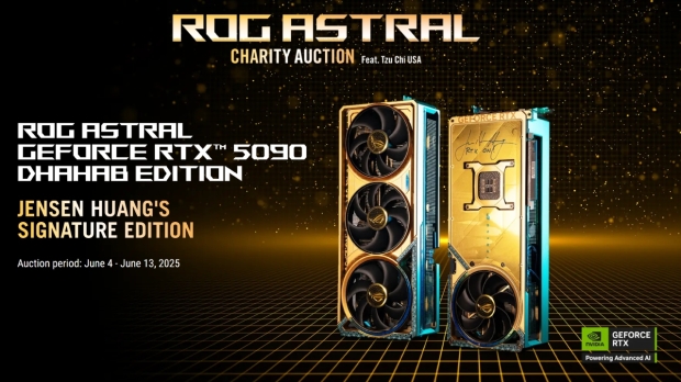 ASUS's gold ROG ASTRAL GeForce RTX 5090 charity auction enters final day with $20K highest bid 2