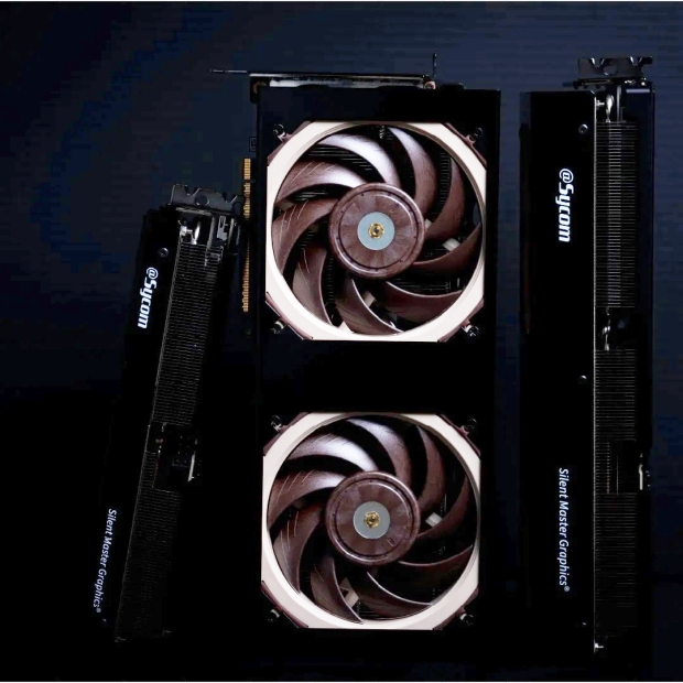 Sycom preps GeForce RTX 50 Master Series cards with both air, liquid cooling using Noctua fans 74