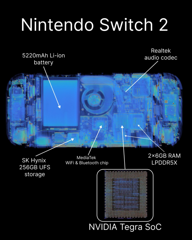 上品なブランド Check out this CT scan of Nintendo Switch 2: shows the new Nintendo Switch