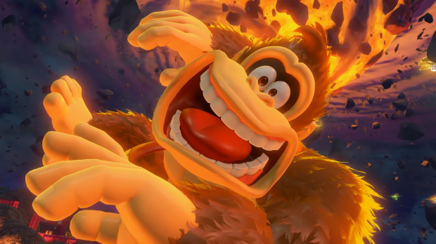 Donkey Kong can transform into a zebra and an ostrich in Bananza, but not a donkey