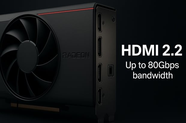 AMD's next-gen Radeon GPUs rumored to support HDMI 2.2 with wider 80Gbps of bandwidth