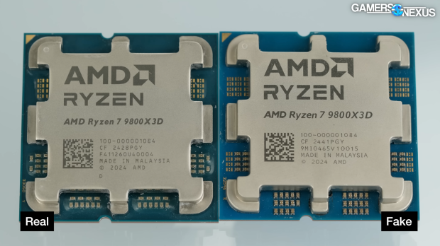 User gets fake AMD Ryzen 7 9800X3D with no CCDs or I/O die on its substrate after delidded