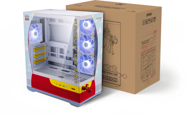 MSI teases Toy Story Limited Edition PC with RTX 5070 Buzz Lightyear GPU, Woody motherboard 84