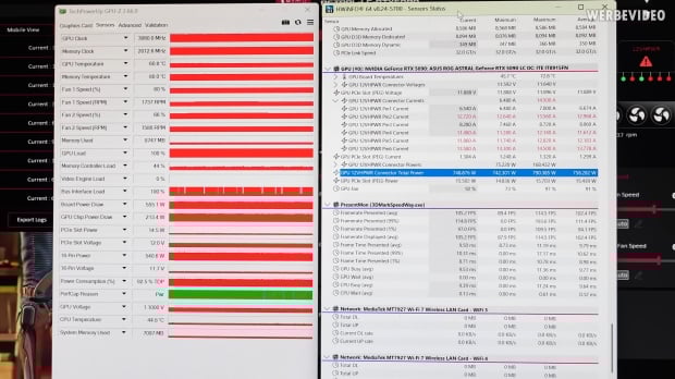 ASUS ROG Astral GeForce RTX 5090 with shunt mod unleashes higher 800W power limit 105