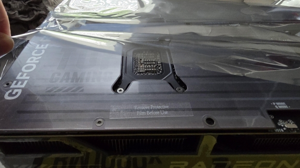 the rare ASUS TUF Gaming Radeon GeForce RTX 5070 Ti GPU, image credit: Reddit/Blood-Wolfe.