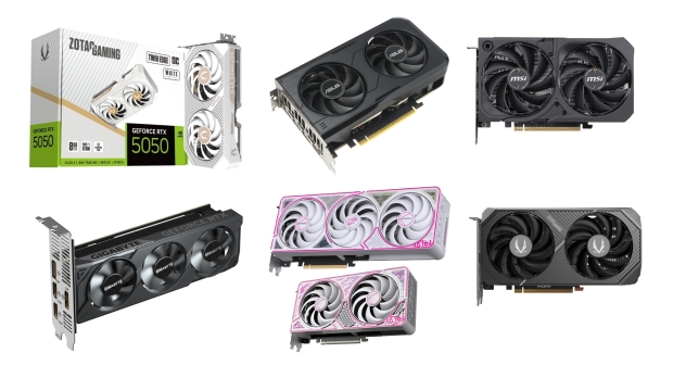 Here's a bunch of new GeForce RTX 5050 GPUs from ASUS, MSI, GIGABYTE, and more