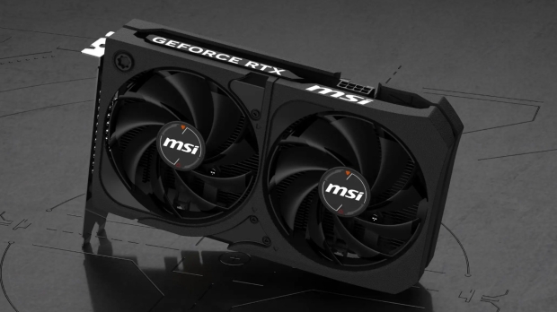 MSI's Gaming RTX 5050 Shadow 2X OC graphics card (Image Credit: MSI)