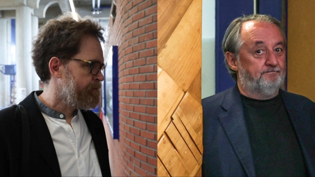 Thomas François, a former Ubisoft editorial vice-president (left) Serge Hascoët, Ubisoft's second-in-command (right)