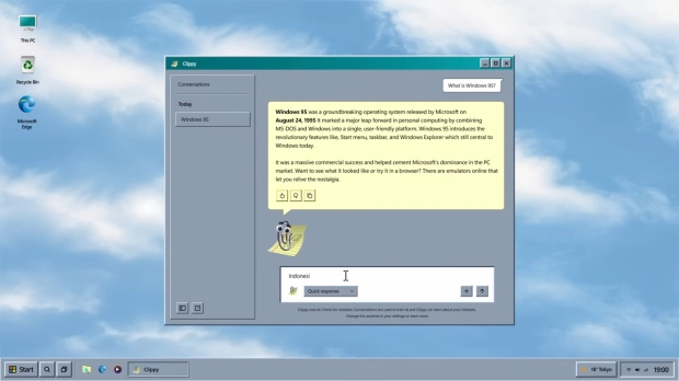 Windows Classic Remastered concept is a mashup of Windows 95 and Windows 11, plus an AI Clippy