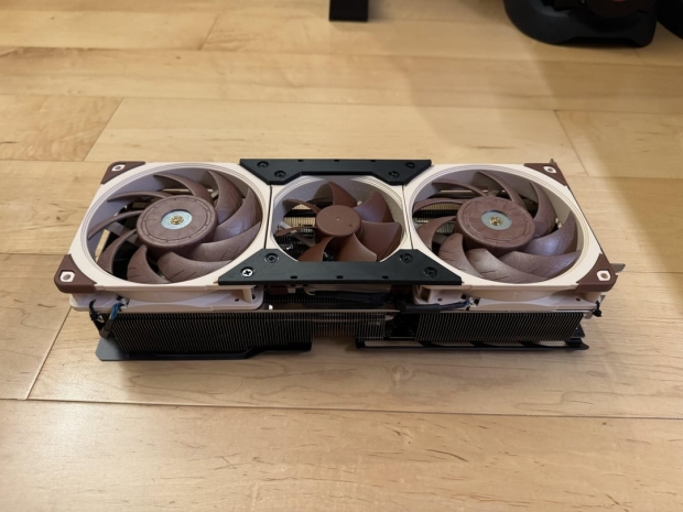 Modders create quieter RTX 5090, 5080 cards with 3D printed shrouds and Noctua, Phanteks fans 78