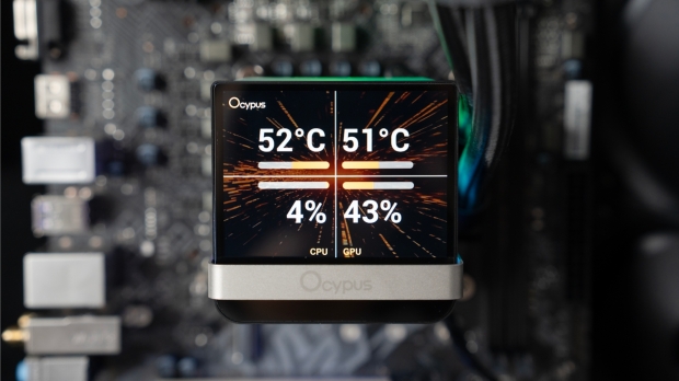 Ocypus Sigma PRO is a new AIO cooler with a floating pump design and IPS display 2